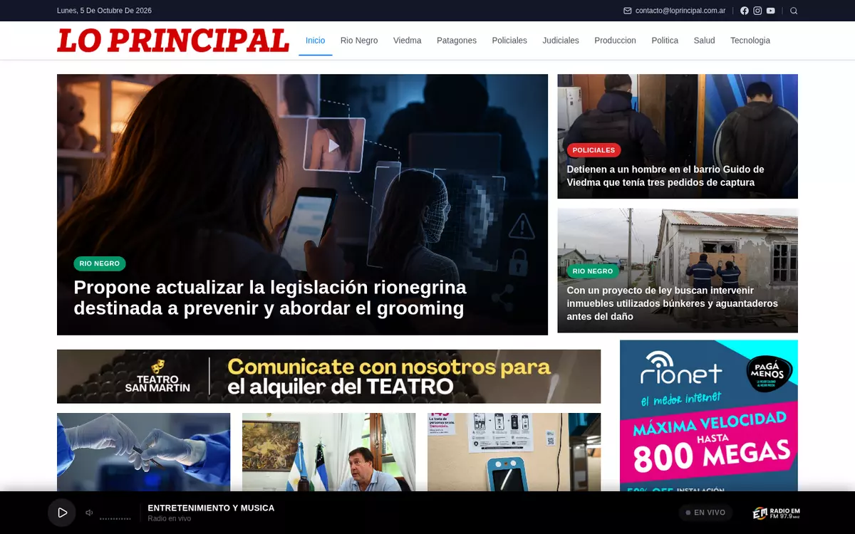 Captura de Lo Principal